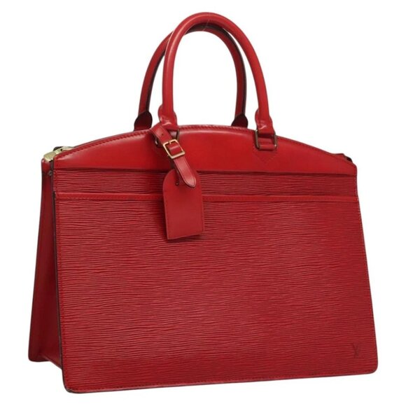 LOUIS VUITTON Epi Riviera Hand Bag Red LV - Picture 1 of 16